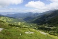 Colorful View on the summer Slovakia Mountains Low Tatras