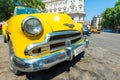 Colorful vintage american car in Havana