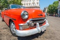 Colorful vintage american car in Havana