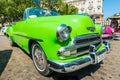 Colorful vintage american car in Havana