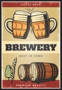 Colorful Vintage Brewing Poster