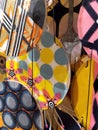 Colorful vivid circles abstract background. Royalty Free Stock Photo