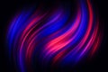 Colorful vivid red pink and blue color abstract light effect illustration texture wallpaper 3D  rendering. Vibrant Color wavy Royalty Free Stock Photo