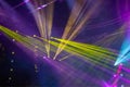 Colorful and vivid stage spotlight Royalty Free Stock Photo