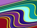 Colorful vivid waves, fluid geometries, forms, colorful abstract background, texture Royalty Free Stock Photo