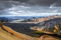 Colorful volcanic landscape in Landmannalaugar, Iceland