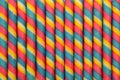 Colorful wafer roll stick pattren background