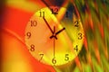 Colorful wall clock