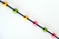 Colorful wall stick wire clip