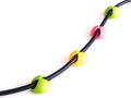 Colorful wall stick wire clip