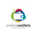 Colorful wallets logo vector template, Creative Wallets logo design concepts