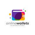 Colorful wallets logo vector template, Creative Wallets logo design concepts