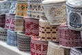 Colorful wares on sale in a traditional Omani Suq Market