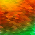 Colorful warm geometrical abstract background