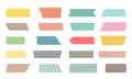 Colorful washi tape with a cute pattern. for decorating greeting cards