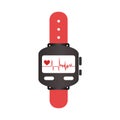 Colorful watch with screen Heartbeat monitoring