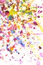 Colorful water color splash background Royalty Free Stock Photo