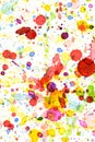 Colorful water color splash background Royalty Free Stock Photo