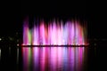 Colorful water fountain Royalty Free Stock Photo