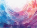 Colorful watercolor abstract wallpaper. Artistic half circles. Wet paper background