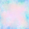 Colorful watercolor background of abstract rose pink center and summer blue violet white sky Royalty Free Stock Photo