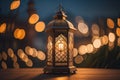 latern night ramadan kareem background ,