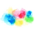 Colorful watercolor paint abstract background. Vector illustration Royalty Free Stock Photo