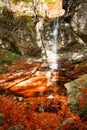 Colorful waterfall