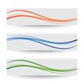 Colorful wave. orange, blue, green color. abstract vector background. layout for presentation or advertising. eps 10 Royalty Free Stock Photo