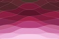 Colorful waves background. Abstract striped illustration. Kids line pattern with pink horizontal curves. Template design Royalty Free Stock Photo