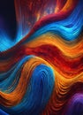 Colorful wavey abstract background wallpaper