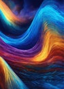 Colorful wavey abstract background wallpaper