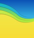 Colorful wavy background. Royalty Free Stock Photo