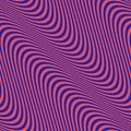 Colorful wavy lines seamless pattern. Vector bright waves, red and blue stripes Royalty Free Stock Photo