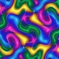 Colorful Wavy Liquid Gloss Background Royalty Free Stock Photo