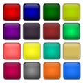 Colorful web buttons