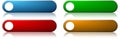 Colorful Web Buttons Royalty Free Stock Photo