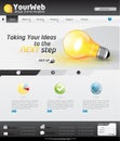 Colorful website template