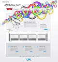 Colorful website template