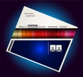 Colorful Webstite Template Royalty Free Stock Photo
