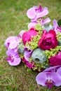Colorful wedding bouquet Royalty Free Stock Photo