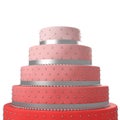 Colorful wedding cake Royalty Free Stock Photo