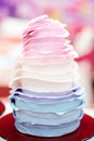 Colorful wedding cake Royalty Free Stock Photo