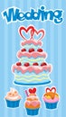 Colorful Wedding Desserts Poster