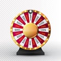 Colorful wheel of luck or fortune infographic. Vector