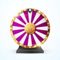 Colorful wheel of luck or fortune infographic. Vector