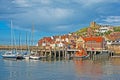 Colorful Whitby scenic tourist destination Royalty Free Stock Photo