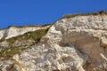 Colorful white-red cliffs in Hunstanton UK