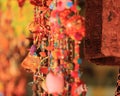 Colorful wind chimes in Arab street, Singapore Royalty Free Stock Photo