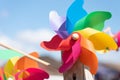 Colorful Windmills, pinwheels Royalty Free Stock Photo